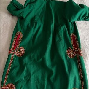 One of a kind reversable Vintage embroidered dress coat